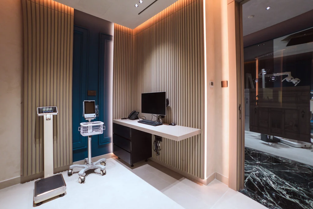 Digital consultation room at The Dental Boutique