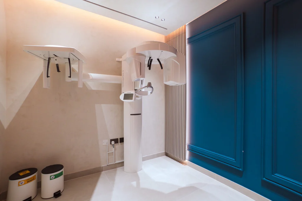 Orthophos imaging room at The Dental Boutique