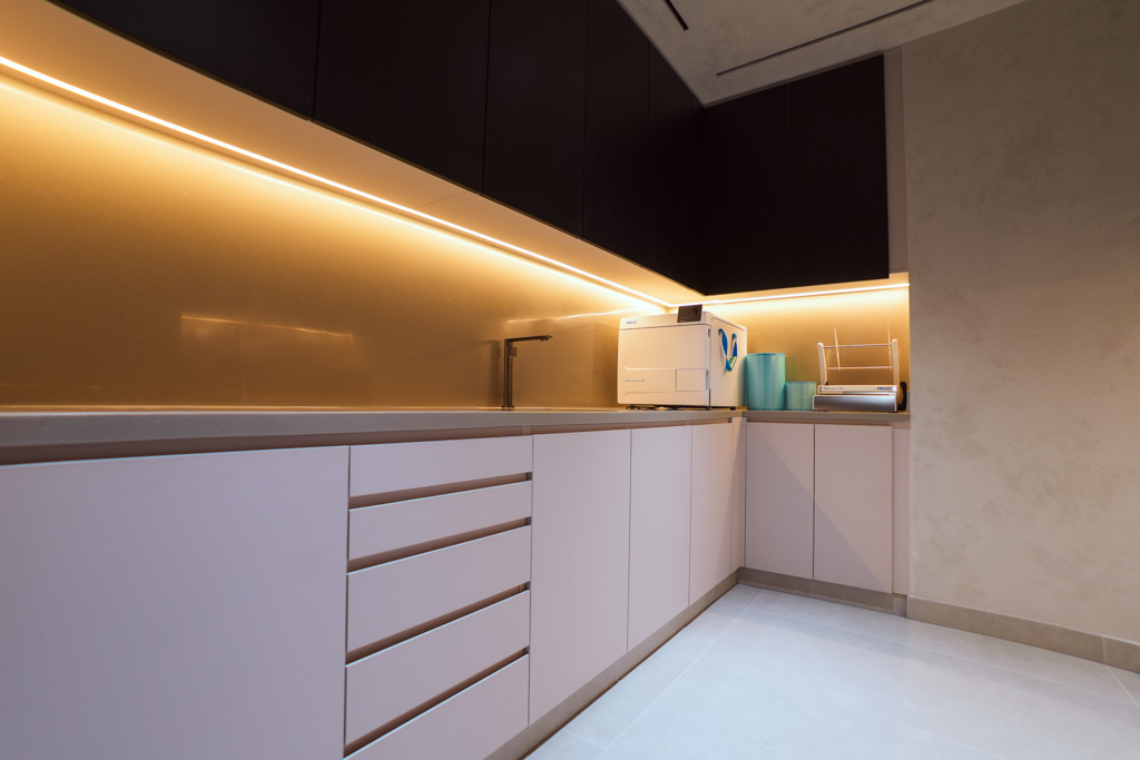 Clinical support room at The Dental Boutique