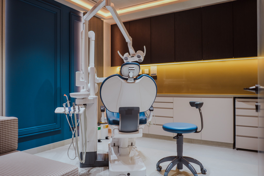 Dental treatment room at The Dental Boutique