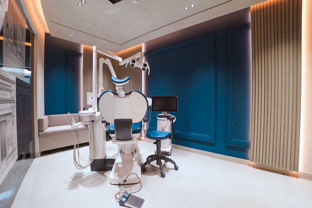 A treatment room at The Dental Boutique